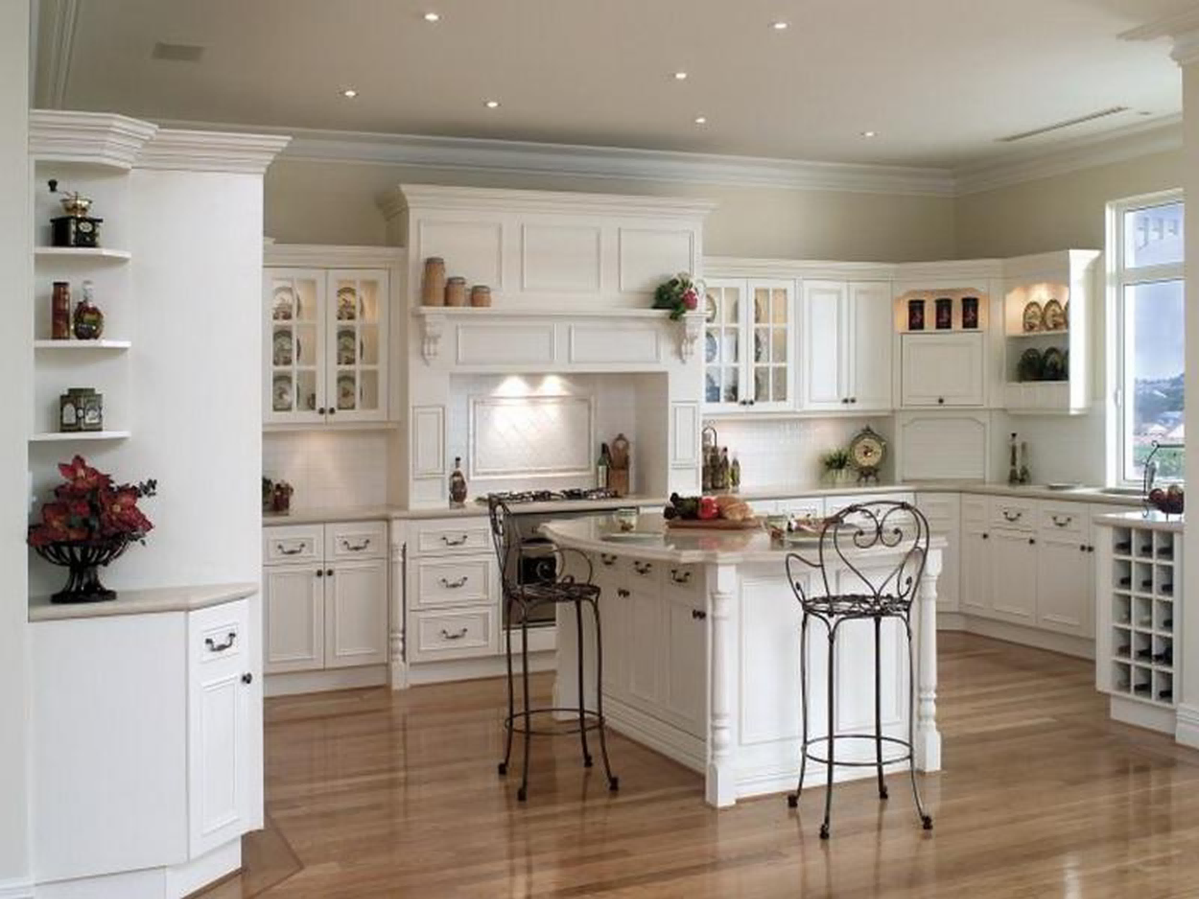 Get A Shabby Chic Kitchen With Traditional Kitchen Doors Hot