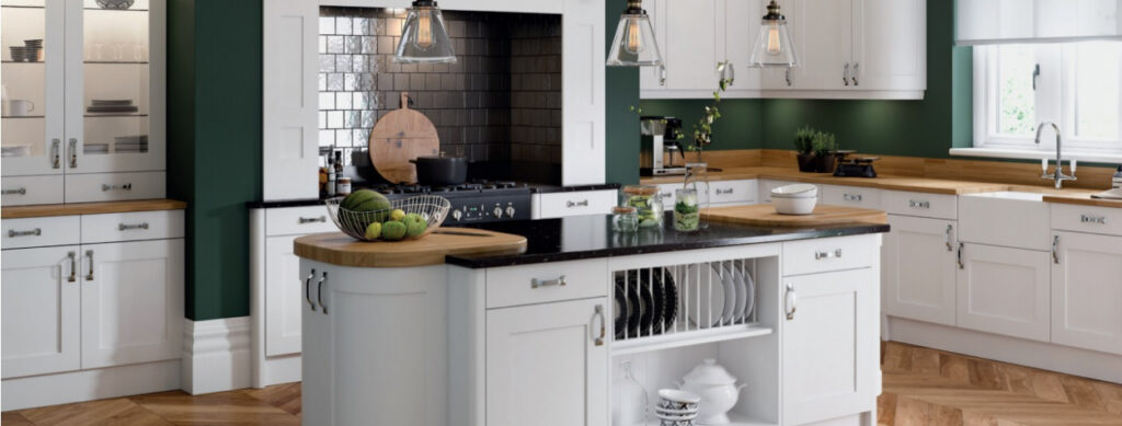 Oxford Painted Shaker White Cupboard Doors