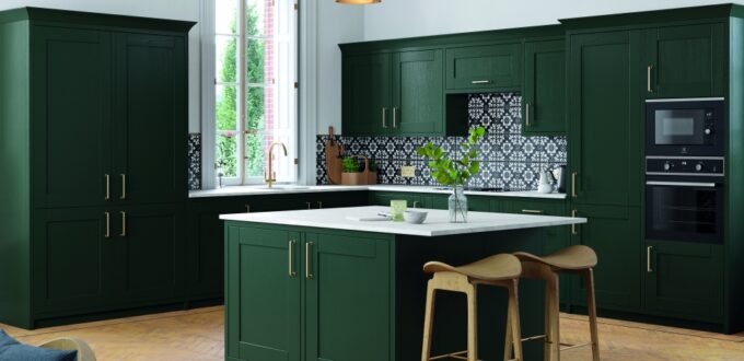 Cambridge Green Kitchen Doors