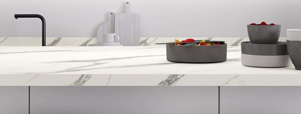Statuario Marble Laminate Worktops