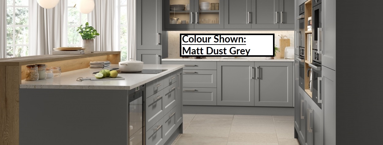 Richmond High Gloss Dust Grey