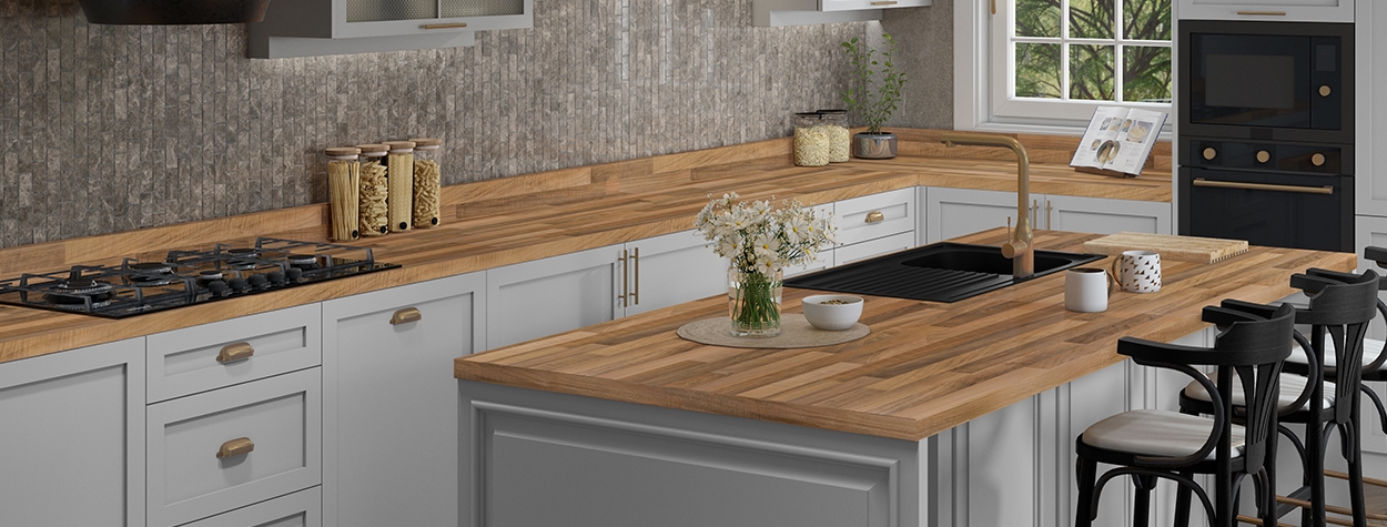 California Walnut Luxury Laminate Worktops