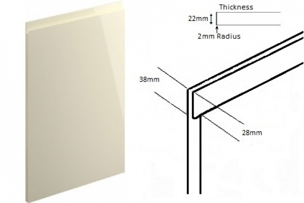 Luc Handleless Gloss Cream  (Delivered in 3-5 working days)