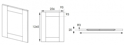 Cambridge Lava 1245mm h x 296mm w