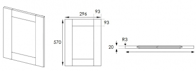 Cambridge Dakar 570mm h x 296mm w