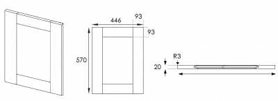 Cambridge Lava 570mm h x 446mm w