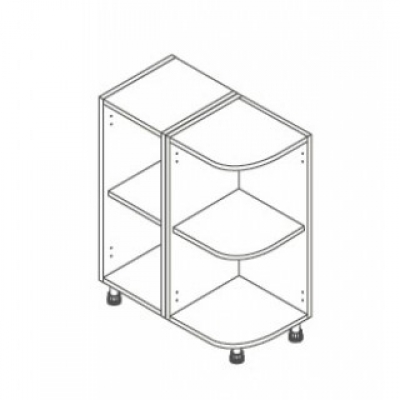 White Not ClicBox 300 Base Unit Curved