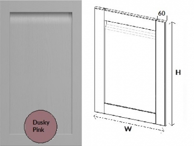 Grantham Handleless Shaker Dusky Pink (Delivery within 6-8 weeks) Grantham Handleless Shaker Dusky Pink (Delivery within 6-8 weeks)