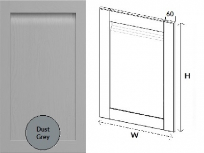 Grantham Handleless Shaker Dust Grey (Delivery within 6-8 weeks) Grantham Handleless Shaker Dust Grey (Delivery within 6-8 weeks)