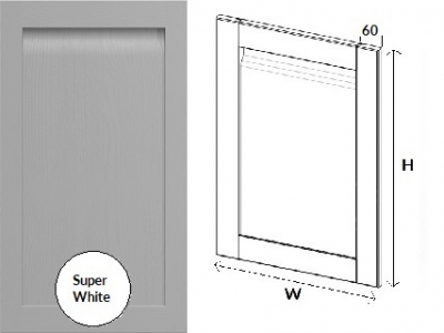 Grantham Handleless Shaker Super White (Delivery within 6-8 weeks) Grantham Handleless Shaker Super White (Delivery within 6-8 weeks)