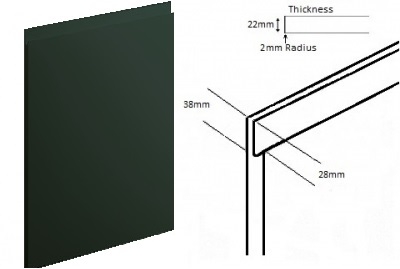 Luc Handleless Matt Fir Green (Delivery within 3-5 working days) Luc Handleless Matt Fir Green (Delivery within 3-5 working days)
