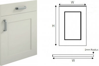 Oxford Painted Shaker Ivory (Delivery within 3-5 working days) Oxford Painted Shaker Ivory (Delivery within 3-5 working days)