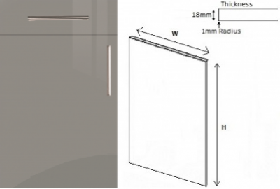 Fir Supergloss Dust Grey (M2M delivery within 10-14 working days)